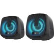 Акустична система 2.0 Defender J2, 6Вт, підсвітка, USB, чорна (65962)
