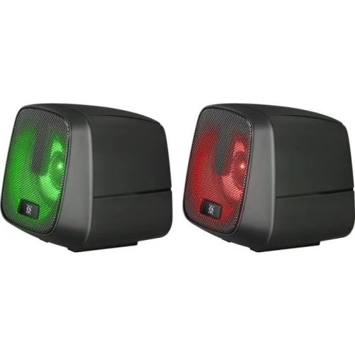 Акустична система 2.0 Defender J2, 6Вт, підсвітка, USB, чорна (65962)