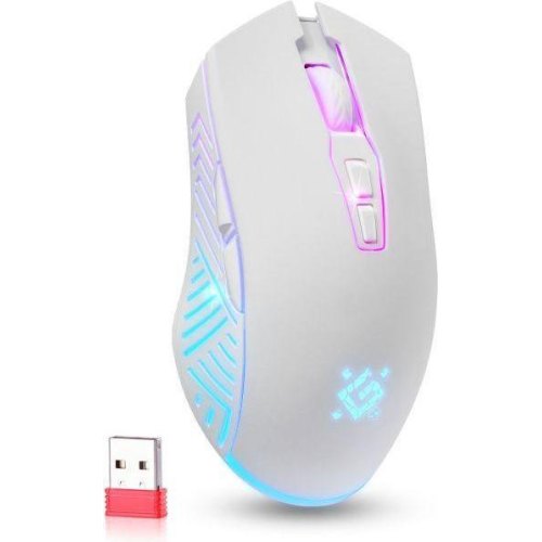 Миша бездротова, ігрова Defender Pandora GM-502, 3200dpi, 500mAh, чорна (52502)