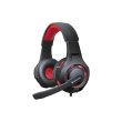 Гарнітура дротова, ігрова Defender Warhead G-450, USB, підсвітка, чорно-червона (64146)