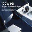 Автомобільний зарядний пристрій Ugreen CD293, 2xUSB Type-C/1xUSB Type-A, 130W, QC 3.0, чорний (90413)