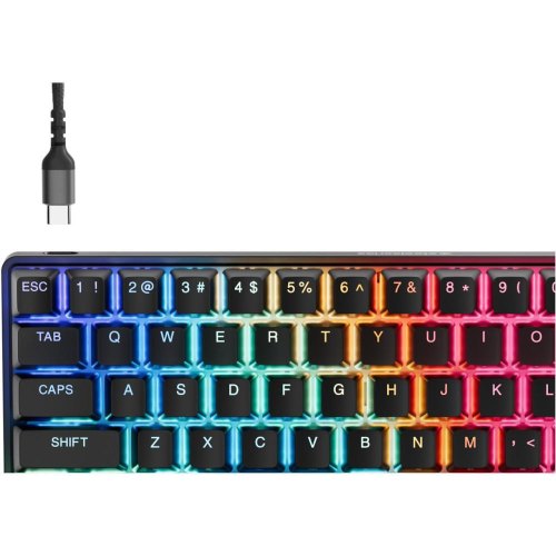 Клавіатура дротова, ігрова SteelSeries Apex Pro Mini Gen 3 UA, HyperMagnetic, OmniPoint 3.0, OLED (64913)