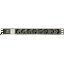 Мережевий фільтр EnerGenie EG-PDU-014-C14, 1U, 16A, 8xрозеток (євро), 3м, С14