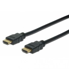 Кабель Digitus, HDMI to HDMI, 10м, чорний (AK-330107-100-S)