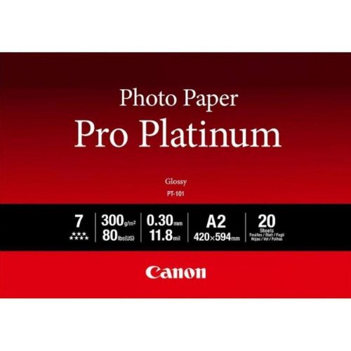 Папір для друку Canon A2 Pro Platinum Photo Paper PT-101, 20 аркушів (2768B067)