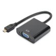 Адаптер DIGITUS, micro HDMI to VGA, Full HD (DA-70460)