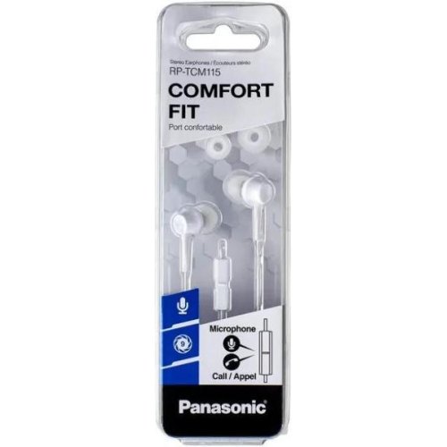 Гарнітура дротова Panasonic RP-TCM115GCW, White