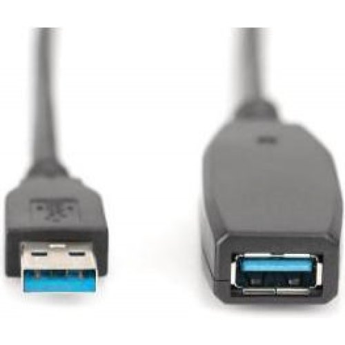 Кабель-подовжувач DIGITUS, USB 3.0 Type-A (M) to USB Type-A (F), 15м (DA-73106)