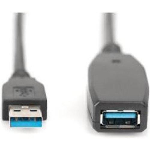 Кабель-подовжувач DIGITUS, USB 3.0 Type-A (M) to USB Type-A (F), 15м (DA-73106)