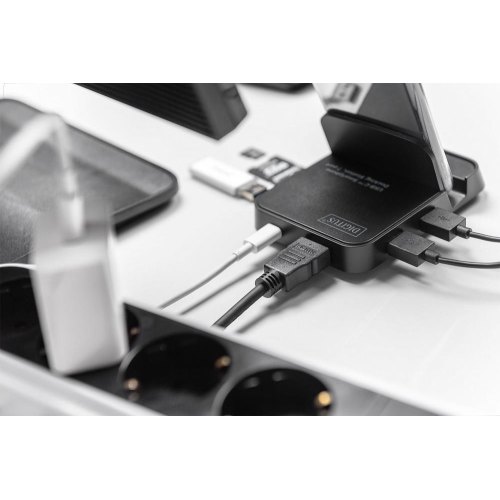 Док-станція DIGITUS, USB Type-C, 7 Port (DA-70882)