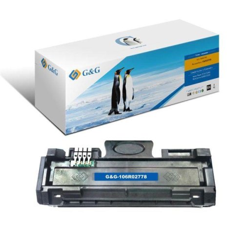 Картридж G&G, для Xerox PH3052/3260/WC3215/3225, 2x3000 сторінок, Black (G&G-106R02782)