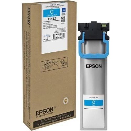 Картридж Epson, для  WorkForce Pro WF-C5290/C5790, XL, 5000 сторінок, Cyan (C13T945240)