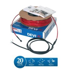 Кабель нагрівальний DEVI DEVIflex 18Т, двожильний, 5.5кв.м, 820W, 44м, 230V (140F1242)