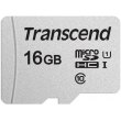 Карта пам'яті Transcend, 16GB, microSDHC, C10 UHS-I, SD адаптер (TS16GUSD300S-A)