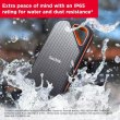 Зовнішній накопичувач SSD SanDisk E81, 4TB, USB 3.2 Gen 2x2 Type-C, IP55 (SDSSDE81-4T00-G25)