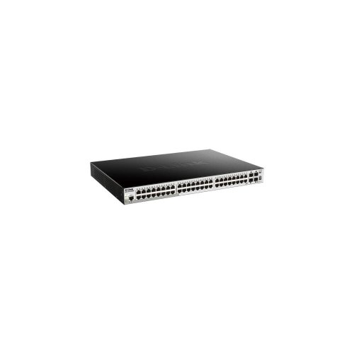 Комутатор D-Link SmartPro, 48xGE, РоЕ, 4xSFP+ (DGS-1510-52XMP)
