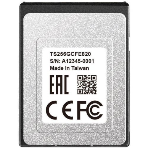 Карта пам'яті Transcend CFExpress 820, Type B, 256GB (TS256GCFE820)