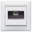 Розетка інформаційна Legrand Valena Classic, 1ХRJ45, cat.6, STP, на гвинтах, біла (774244)