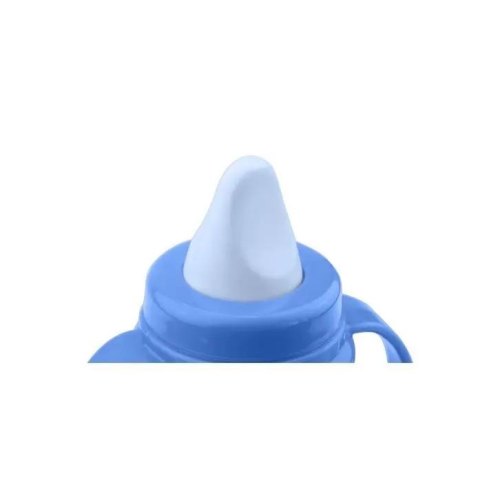 Поїльник-непроливайка дитячий Nuvita, 250 мл, м'який носик, синій (NV1440Blue)