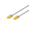 Патч-корд DIGITUS, cat.6A, U-UTP, AWG 26/7, Cu, LSZH, 10м, сірий (DK-1613-A-100)