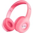 Навушники бездротові Trust On-ear Nouna Kids Wireless, Pink (25274)