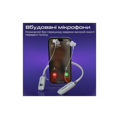 Гарнітура бездротова Promate Leap, Silver