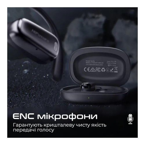 Навушники бездротові TWS HiFuture Sonify, Black