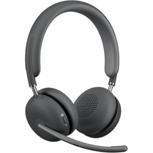 Гарнітура бездротова Logitech Zone Wireless 2 Teams version, Graphite (981-001436)