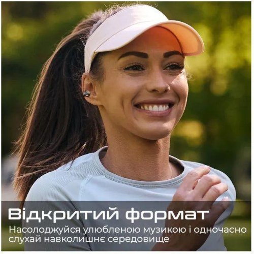 Навушники бездротові TWS HiFuture Flexclip, Black