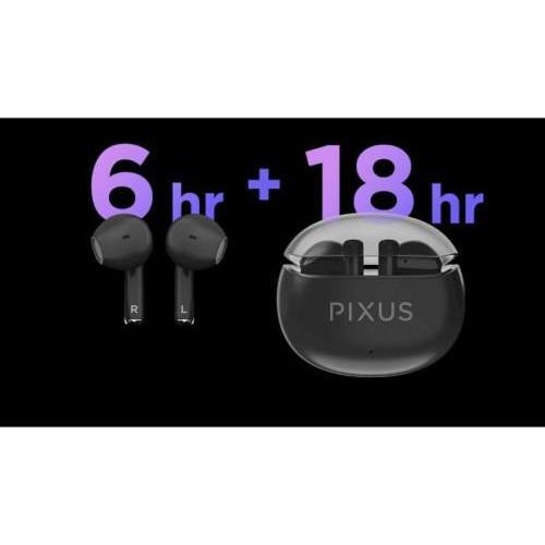 Навушники бездротові TWS Pixus Space, Black