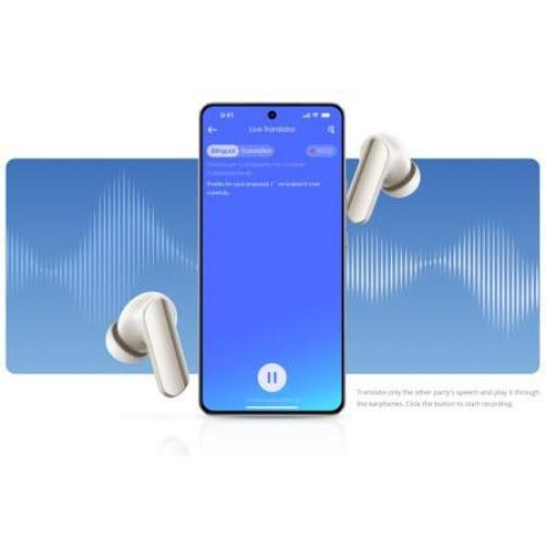 Навушники бездротові TWS Realme Buds Air 7 Pro, Glory Beige