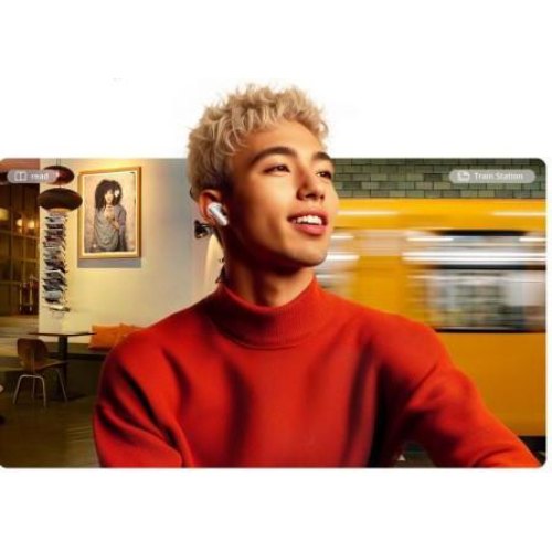 Навушники бездротові TWS Realme Buds Air 7 Pro, Glory Beige