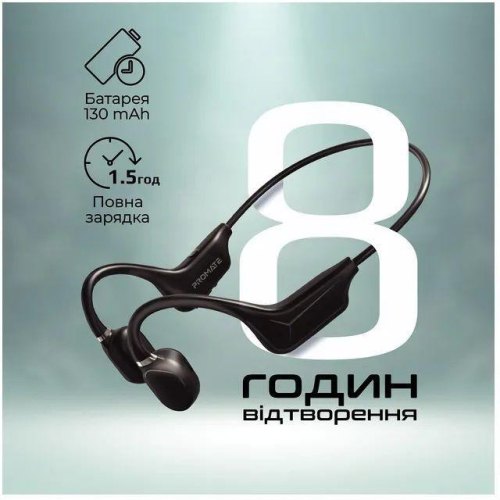 Гарнітура бездротова Promate Ripple, Black