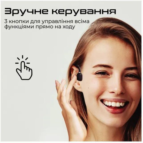 Гарнітура бездротова Promate Ripple, Black