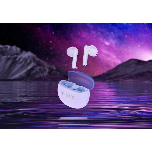 Навушники бездротові TWS Pixus Space, White