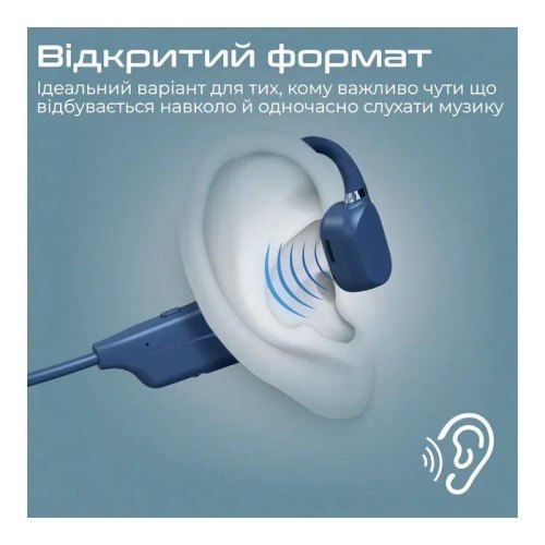 Гарнітура бездротова Promate Ripple, Blue