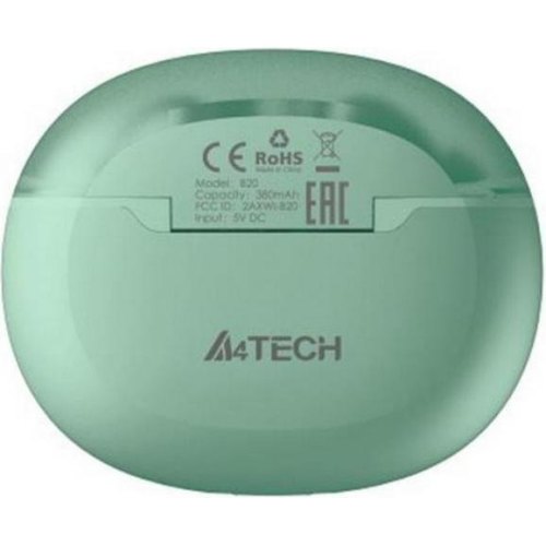 Навушники бездротові TWS A4Tech B20, Mint Green