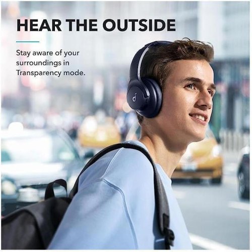 Навушники бездротові Anker SoundCore Q20i, Blue (A3004G31)