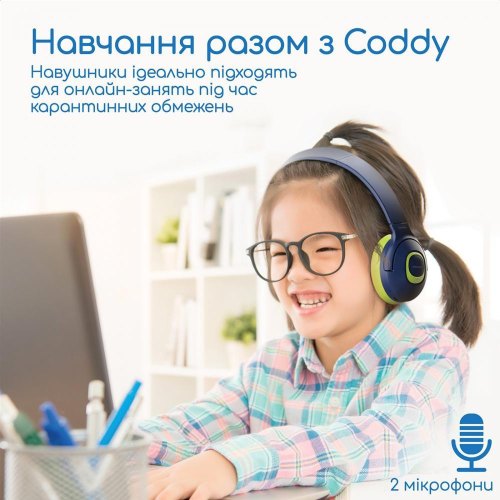 Навушники бездротові Promate Coddy, Emerald