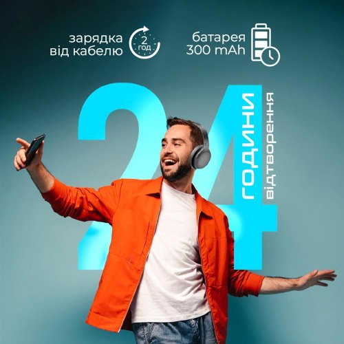 Навушники бездротові Promate LaBoca-Pro, Black