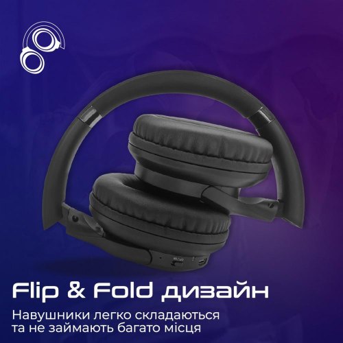 Навушники бездротові Promate LaBoca-Pro, Black