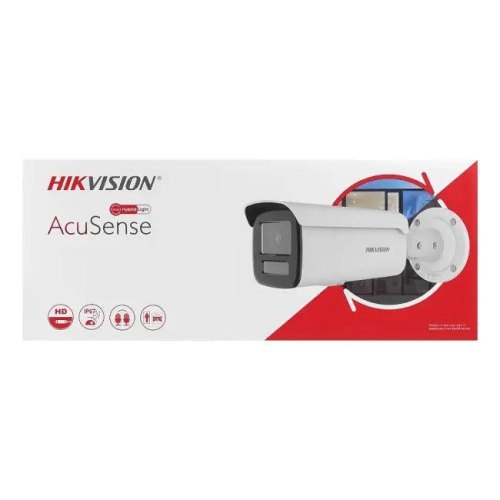 Камера відеоспостереження IP Hikvision DS-2CD2T63G2-4LI, 6Мп, 4мм