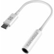Адаптер Promate AuxLink-C, USB Type-C (M) to 3.5мм (F), 0.2м, White
