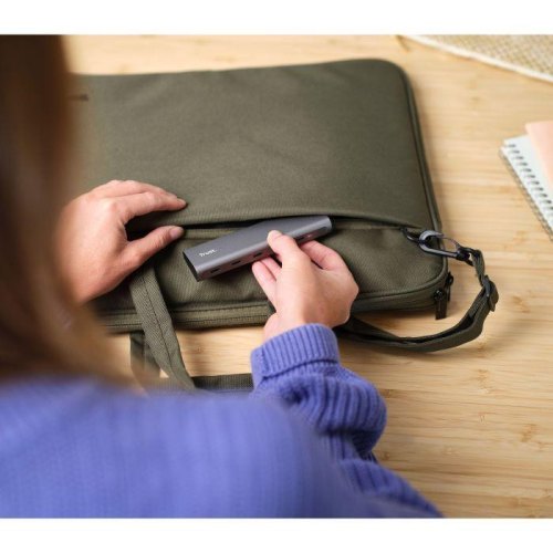 USB-хаб Trust Halyx, 5 в 1, USB Type-C (25136)