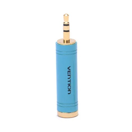 Адаптер Vention, 6.35мм (F) to 3.5мм (M), Blue (VAB-S04-L)