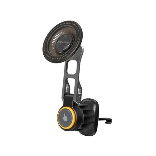 Автомобільний тримач для смартфона Promate Bridgemount, магнітний, Black
