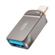 Адаптер XO, USB Type-A (F) to Lightning (M), Grey (NB281A-IA.tranish)