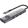 USB-хаб Boyye UC-721, 7 в 1, USB Type-C