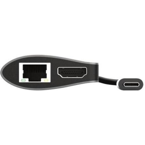 USB-хаб Trust Dalyx Aluminium, 7 в 1, USB Type-C (23775)