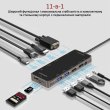 USB-хаб Promate PrimeHub-Pro, USB Type-C, Grey